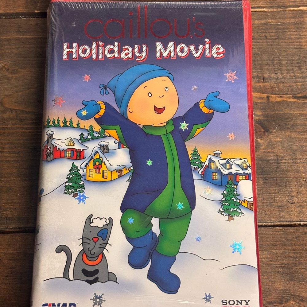 Vintage Caillou's Holiday Kids Movie VHS  2003- New Sealed Clamshell Case